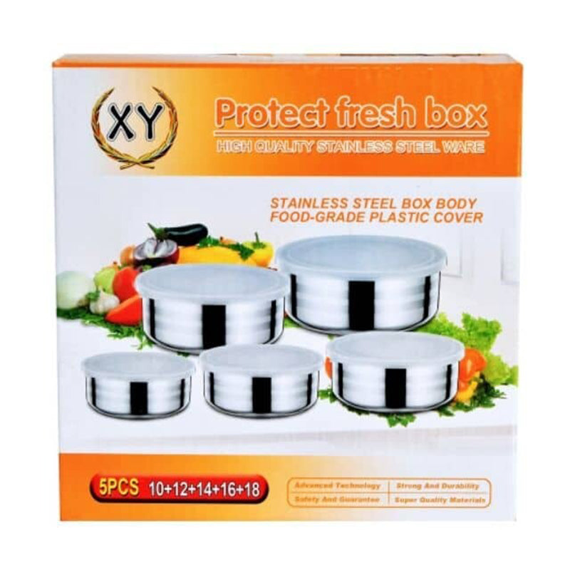 Stainless Steel 5-Pcs Bowl Set