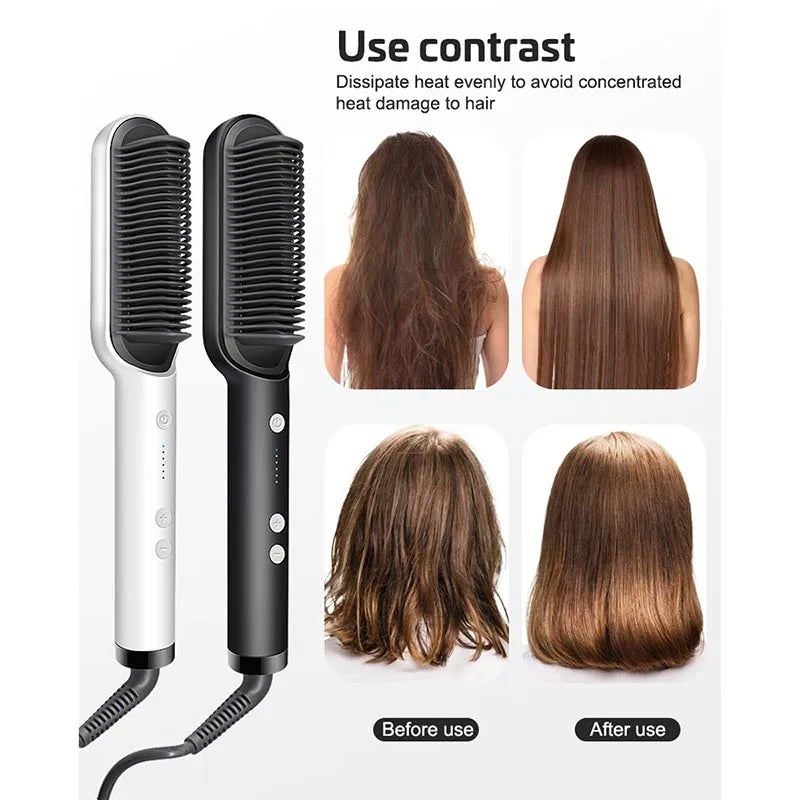 Electric Hair Straightener Brush