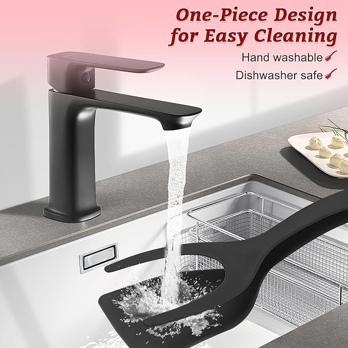 2 in 1 Grip and Flip Spatula Tongs