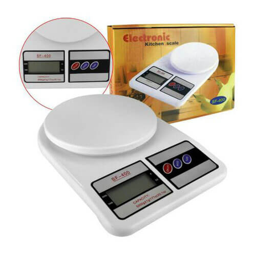 Portable Digital Kitchen Scale - Precise Food Measuring with LCD Display