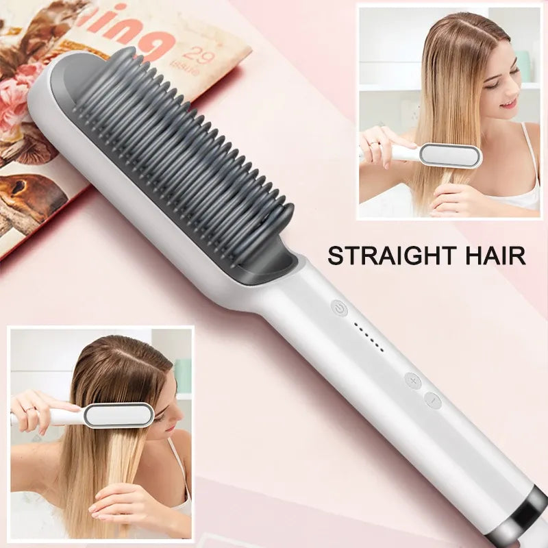 Electric Hair Straightener Brush