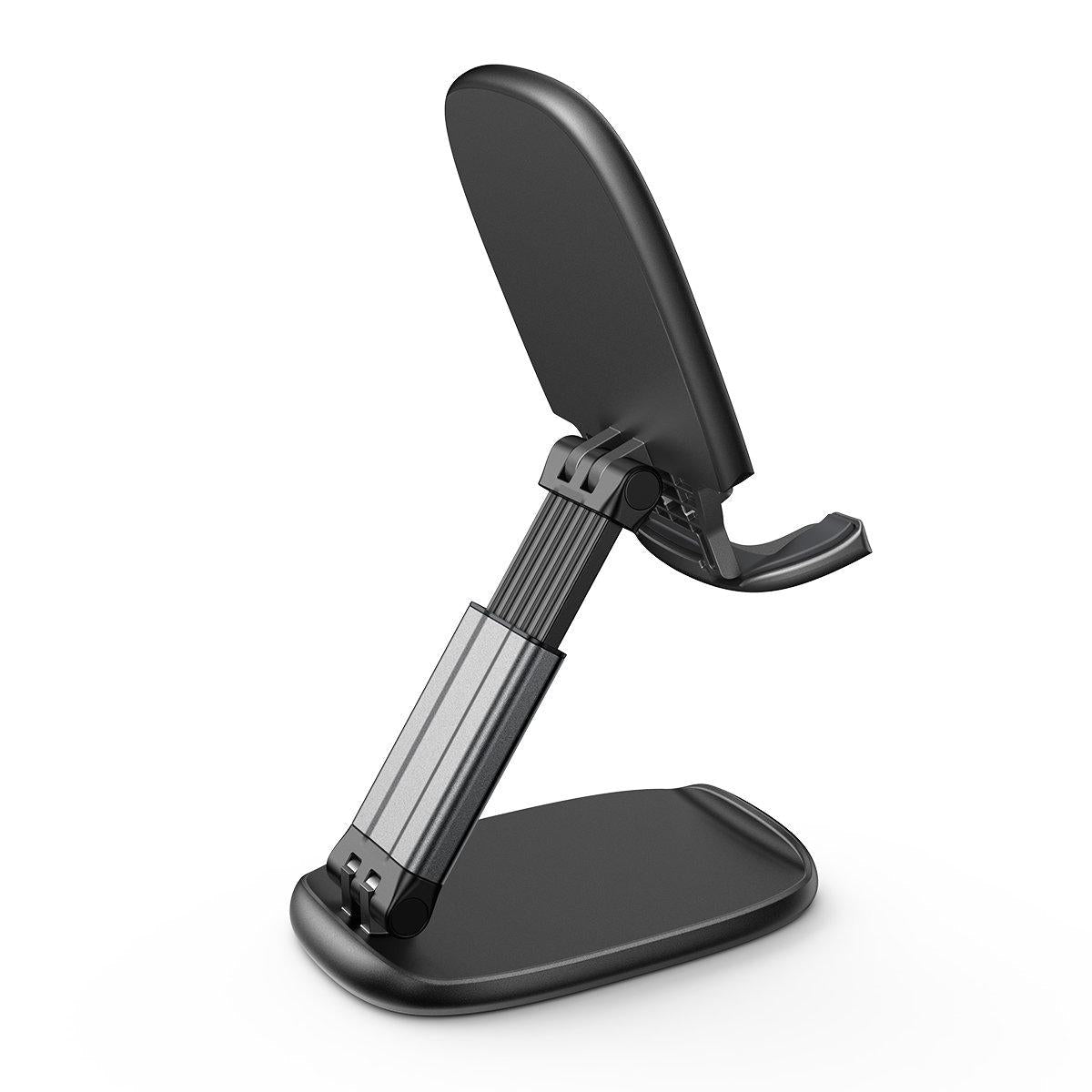 Folding Desktop Adjustable Phone Stand and With Mirror