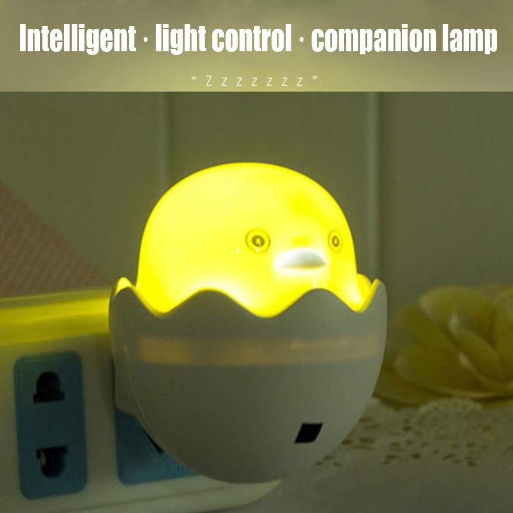 Best Quality Small Yellow Duck Shaped LED Night Light with Light Sensor
