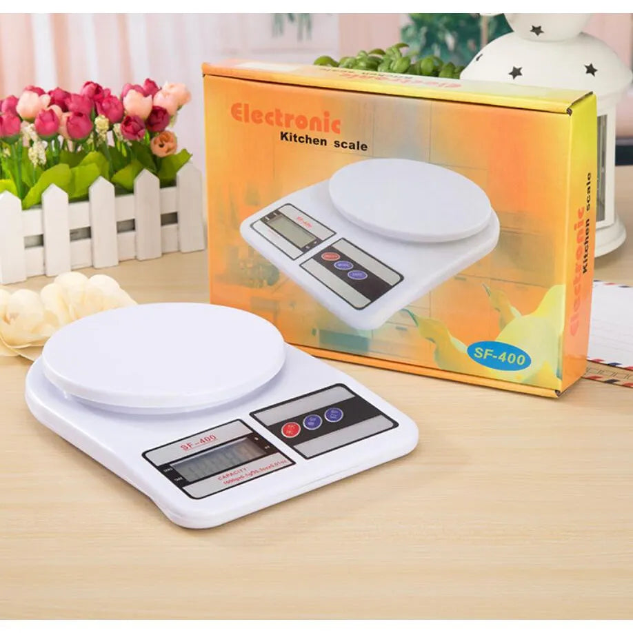Portable Digital Kitchen Scale - Precise Food Measuring with LCD Display