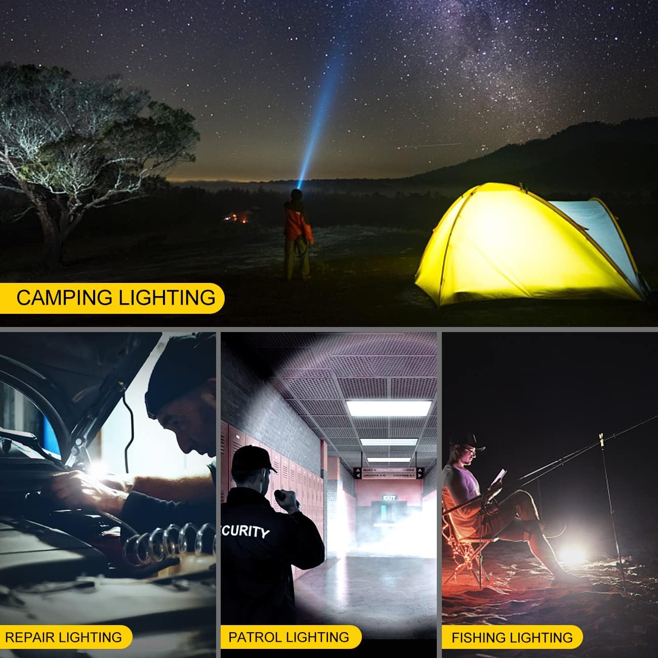 Portable Rechargeable Smart Torch Light
