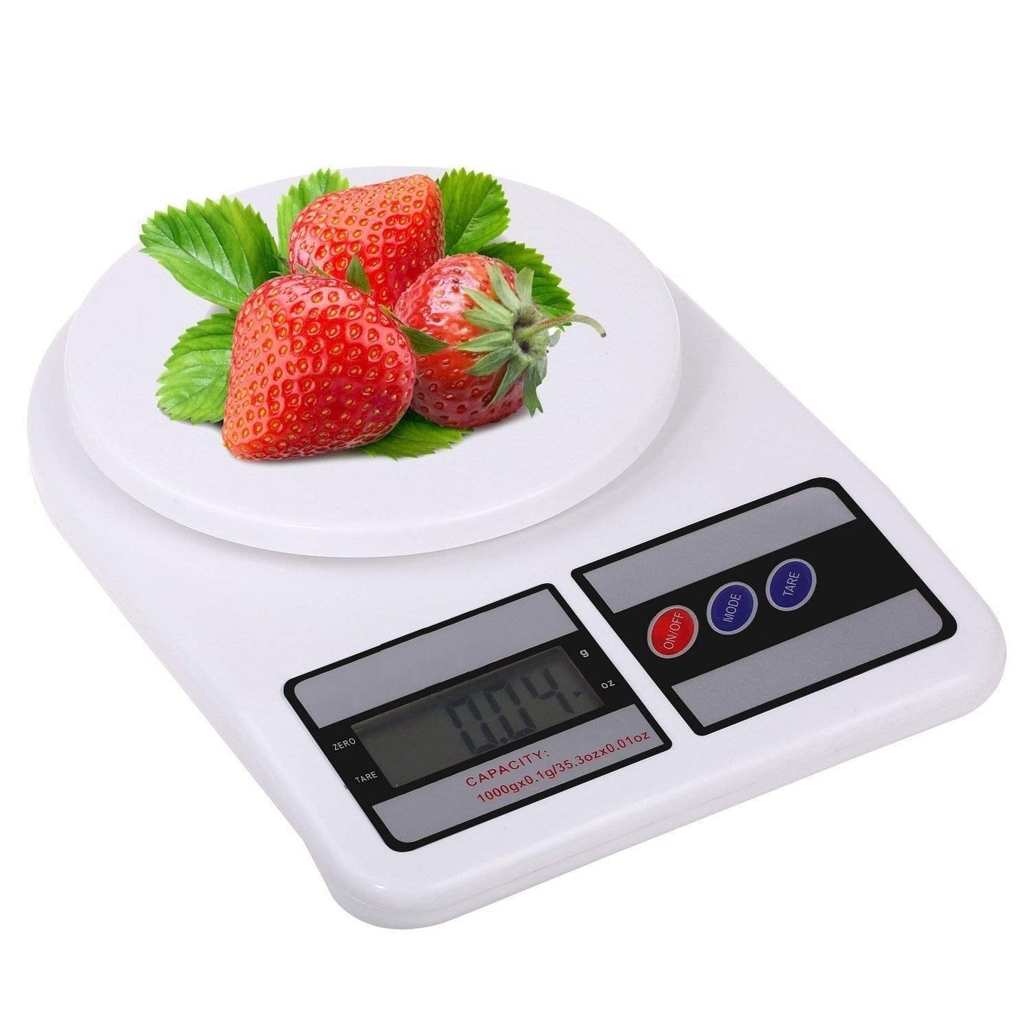 Portable Digital Kitchen Scale - Precise Food Measuring with LCD Display