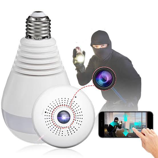 PTZ Light Bulb Camera 1080p