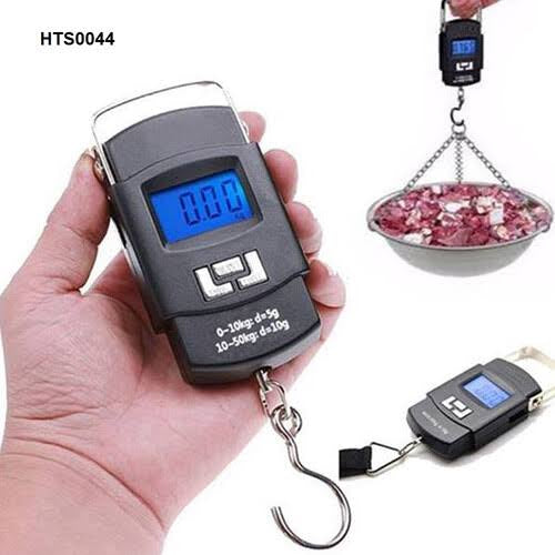 Portable Electronic Scale - Digital Weight Machine 50KG (Black)